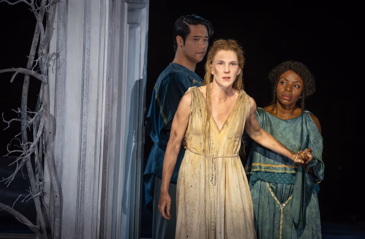 Michael Thanh Tran, Lily Rabe, Marsha Stephanie Blake at Photos: First Look at the Public Theater's THE WINTER'S TALE at Shakespeare in the Park