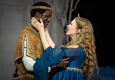 Gilbert Owuor, Lily Rabe Photo