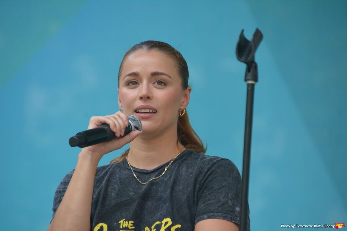 Emma Pittman at Photos: MJ, THE OUTSIDERS & More Perform at Broadway in Bryant Park