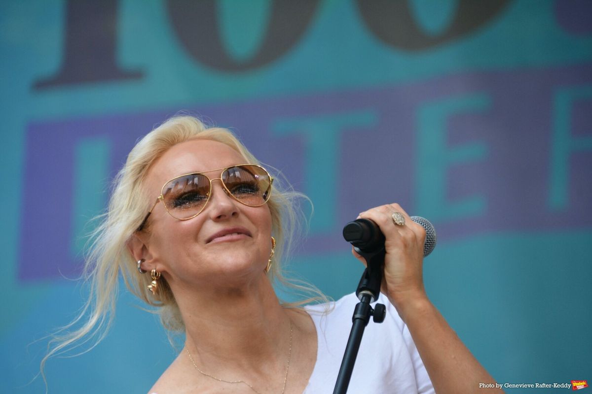 Betsy Wolfe at Photos: MJ, THE OUTSIDERS & More Perform at Broadway in Bryant Park
