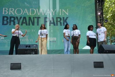 Betsy Wolfe, Savannah Lee Birdsong, Morgan Ashkey Bryant, Chrustube Wandam Aveeba Saw Photo