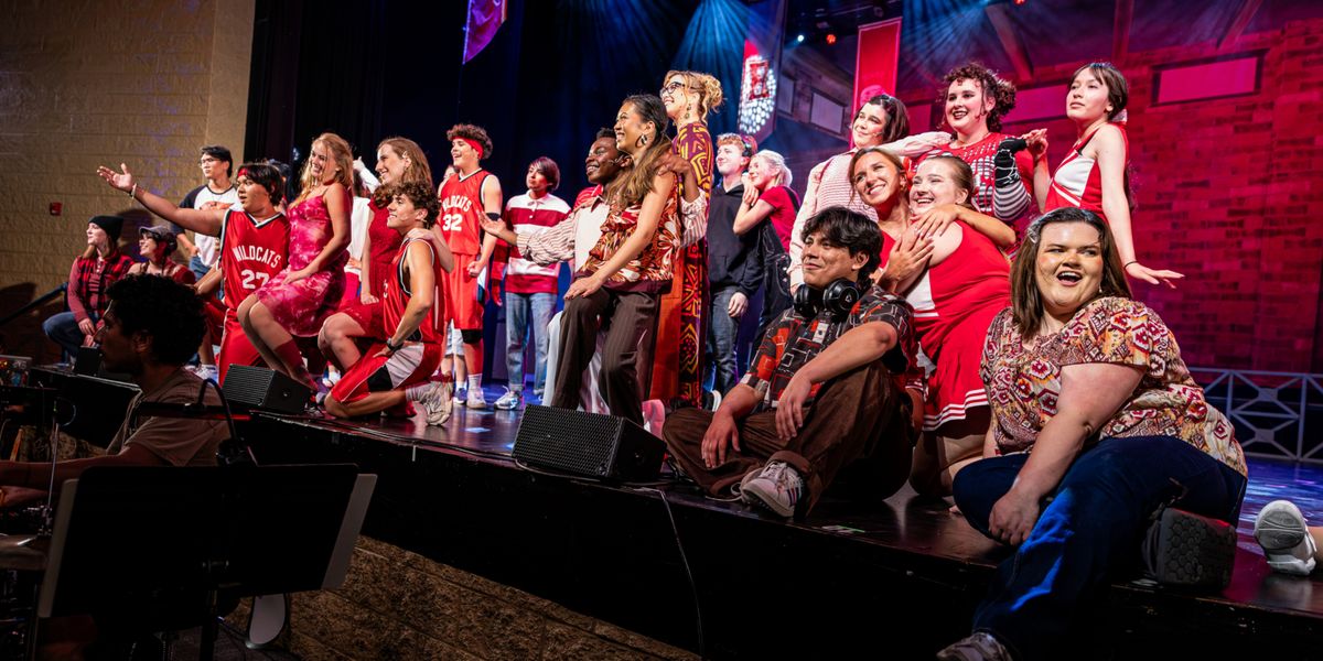 Matthias Goecke, Emma Perisho, Claire Pruim Haran, Angelo Bravos, Dana Cavada, Yahia Nabil, Xander De La Cruz, Fiona Bilkey, Bruno Diaz, Olivia Sis, Nayan Gupta, Kameron Conner, Elliot Tafoya, William at Photos: HIGH SCHOOL MUSICAL At Schaumburg Summer Theatre