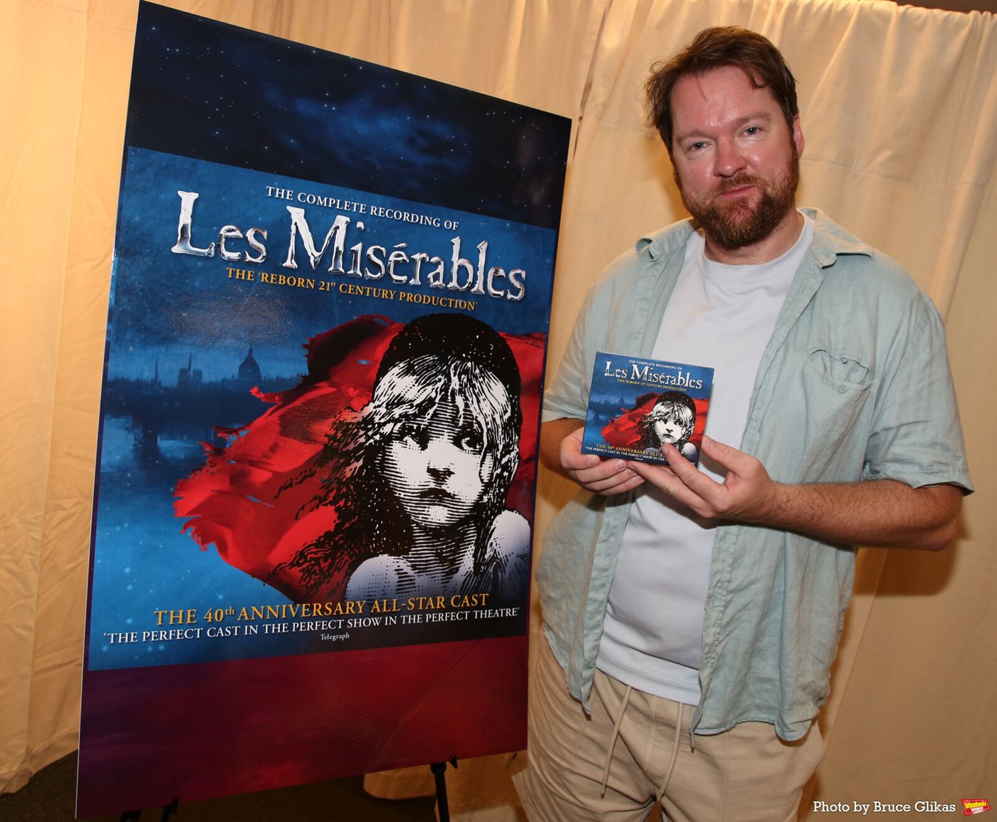 Photos: LES MISÉRABLES Stars Jac Yarrow, Shan Ako & Killian Donnelly Celebrate 40th Anniversary Cast Recording Image