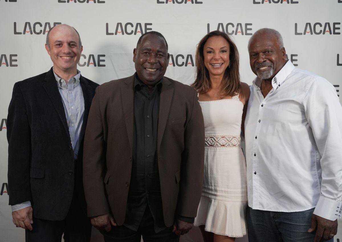 Alexander Rubinow, Ernest Harden Jr., Eva LaRue and Kim Estes at Photos: Eva Larue, Jeff Kober, Kim Estes & More Celebrated at FYC Independents and FALA Emmy Nomination Event