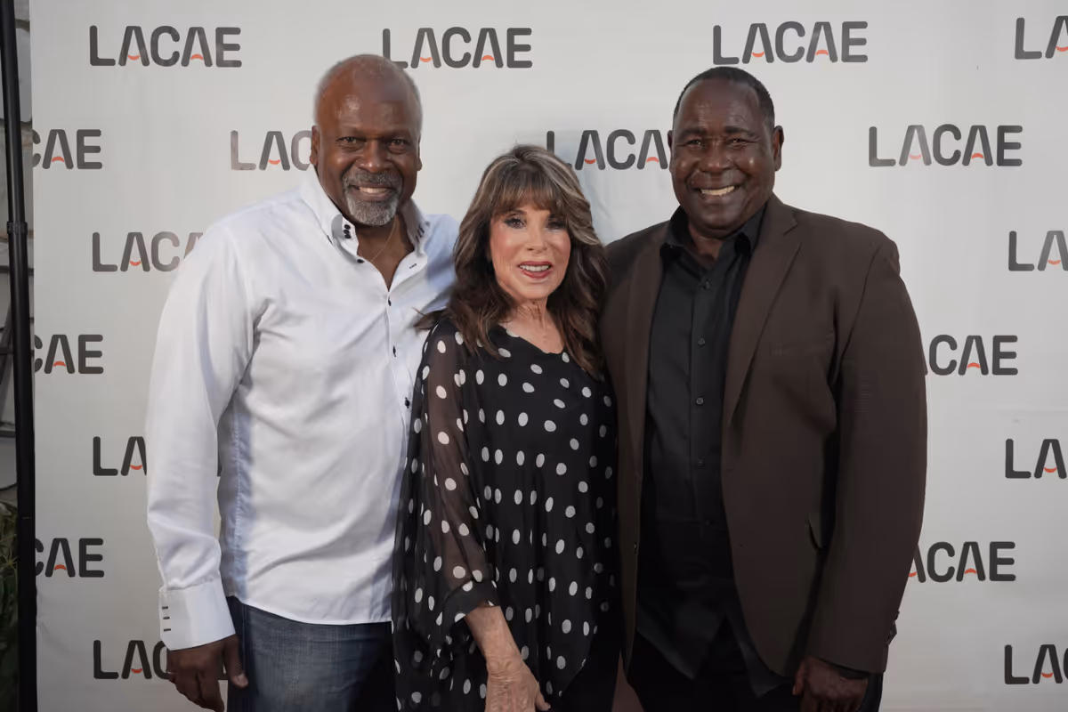 Kim Estes, Kate Linder, and Ernest Harden Jr. at Photos: Eva Larue, Jeff Kober, Kim Estes & More Celebrated at FYC Independents and FALA Emmy Nomination Event
