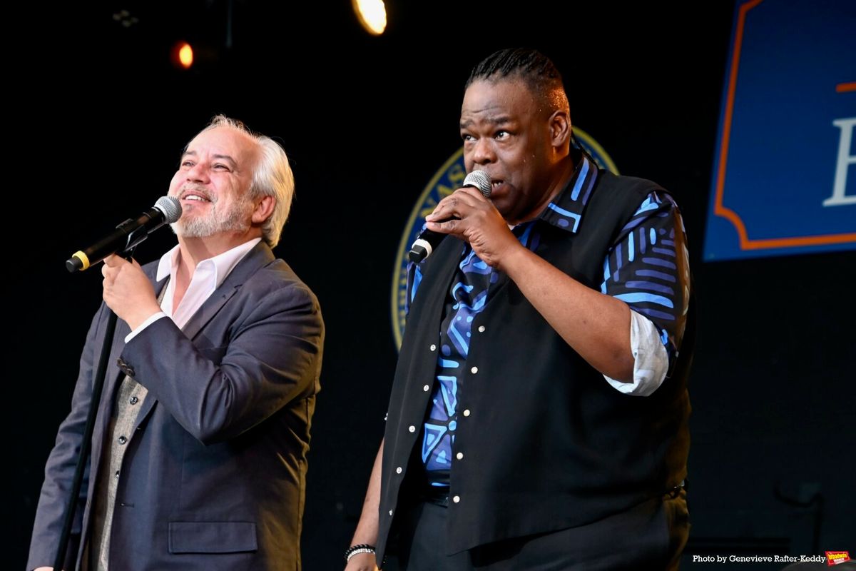 Danny Zolli and Roosevelt Andre Credddit at Photos: NEIL BERG'S 100 YEARS OF BROADWAY Took The Stage At Harry Chapin Theatre