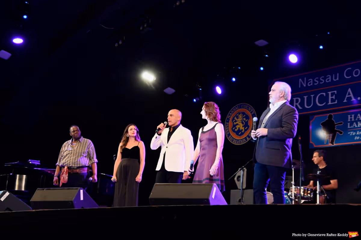 Roosevelt Andre' Credit, Desi Oakley, William Michals, Rita Harvey and Danny Zolli at Photos: NEIL BERG'S 100 YEARS OF BROADWAY Took The Stage At Harry Chapin Theatre