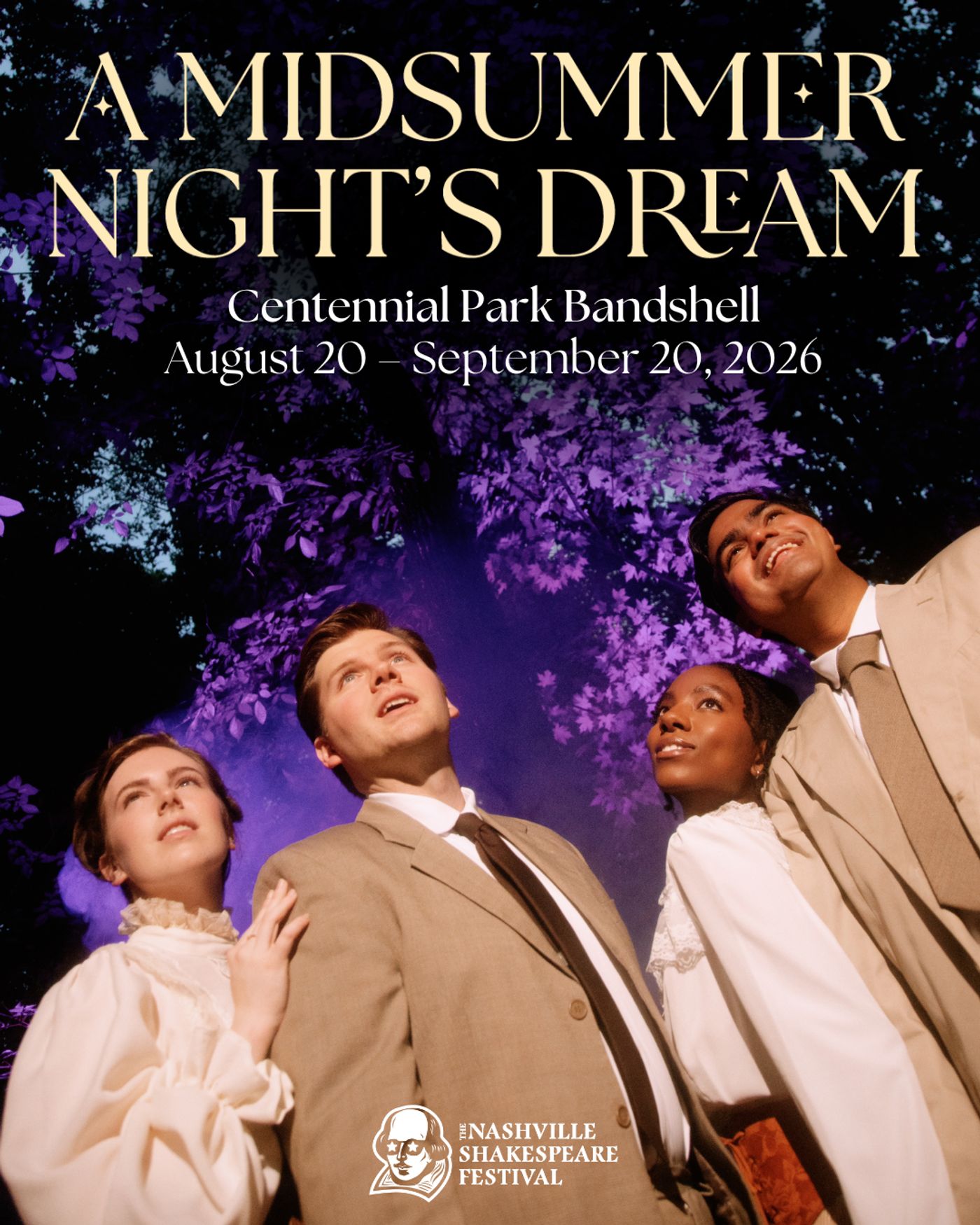 Interview:Jason Spelbring and Reagan Allen of A MIDSUMMER NIGHT'S DREAM at Centennial Park Bandshell Image