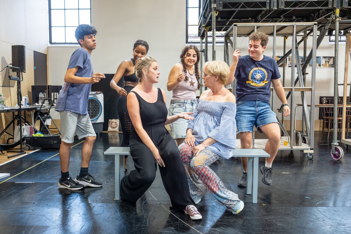 Alice Fearn and Maria Friedman at Photos: Maria Friedman and More in Rehearsals for KIMBERLY AKIMBO at Hampstead Theatre