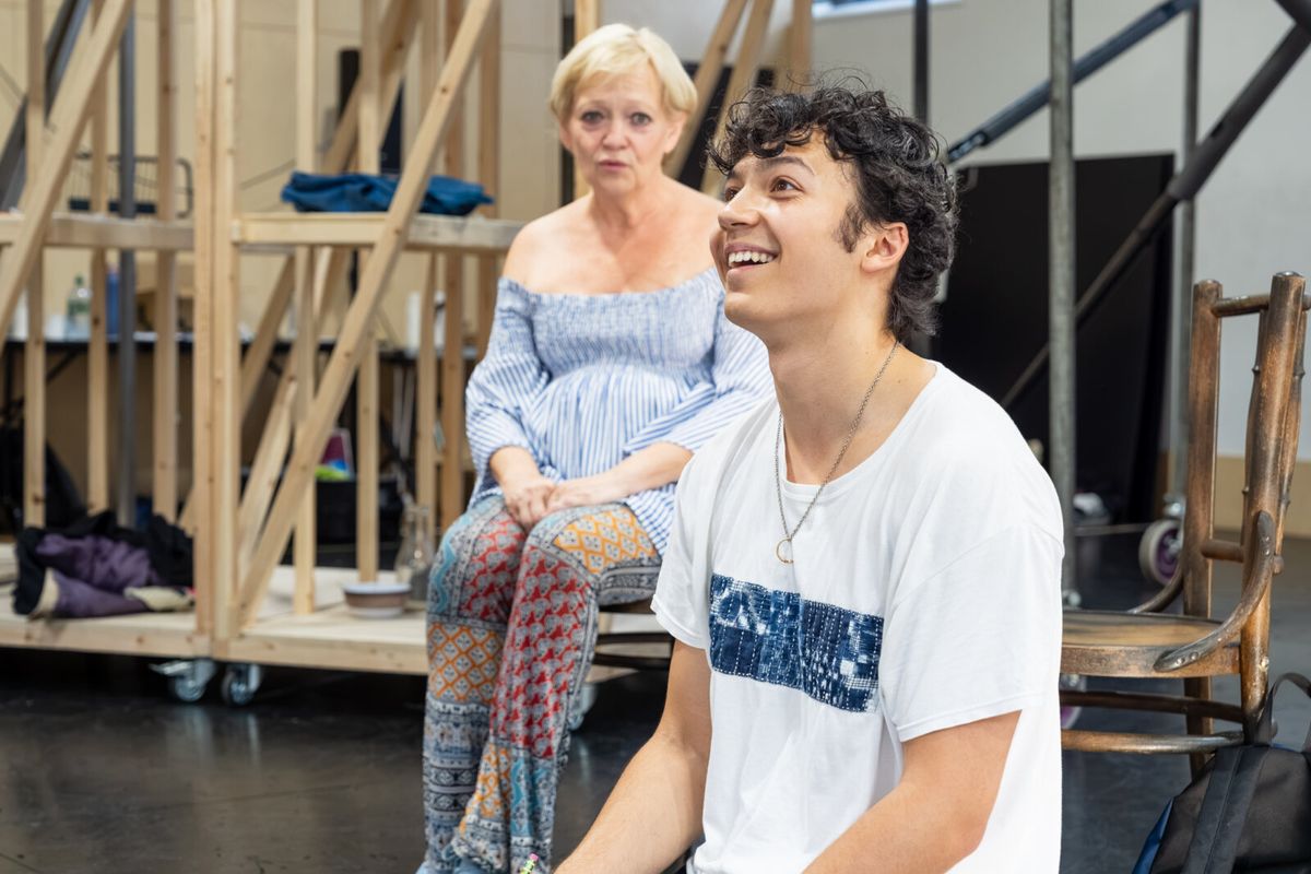 Gilli Jones with Maria Friedman at Photos: Maria Friedman and More in Rehearsals for KIMBERLY AKIMBO at Hampstead Theatre