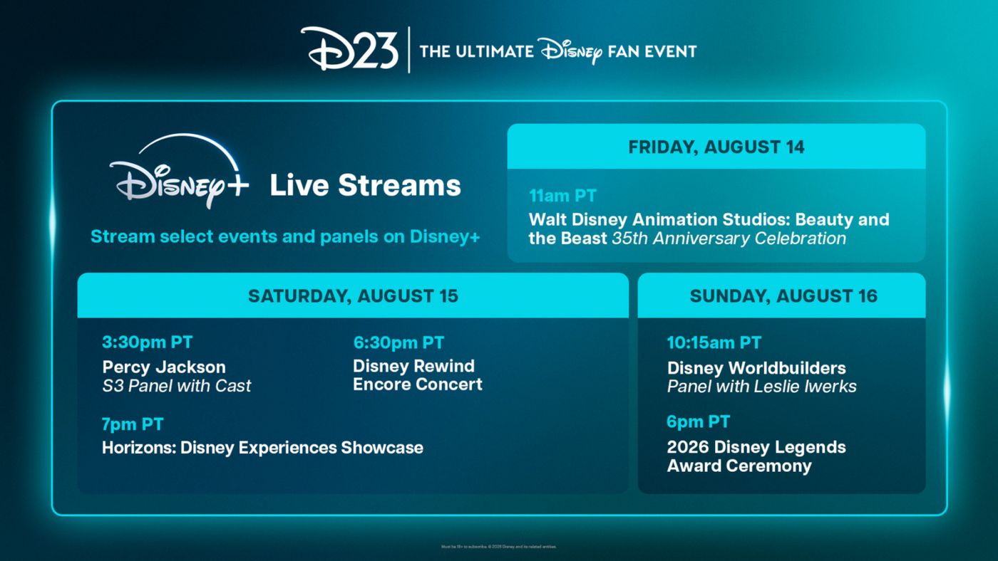 Photos: D23 Fan Event to Stream on Disney+ With Panels, Concerts and More Image