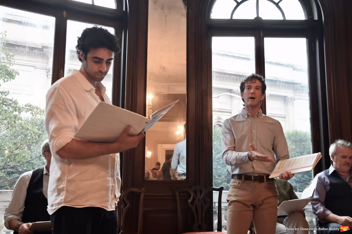 Rodd Cyrus and A.J. Shively at Photos: Karen Ziemba, Robert Cuccioli, A.J. Shively, and More Lead Staged Reading of JOHN BULL'S OTHER ISLAND