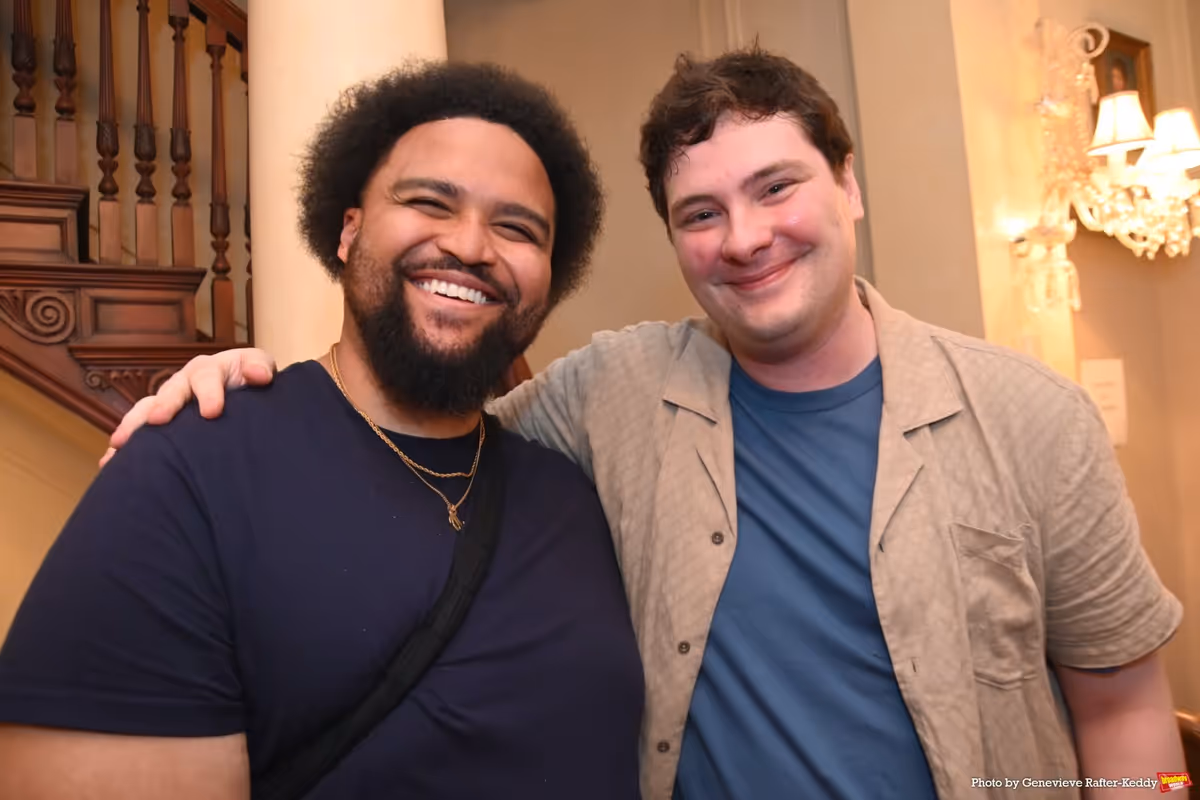 Kai Tshikosi and Jamie Sanders at Photos: Karen Ziemba, Robert Cuccioli, A.J. Shively, and More Lead Staged Reading of JOHN BULL'S OTHER ISLAND