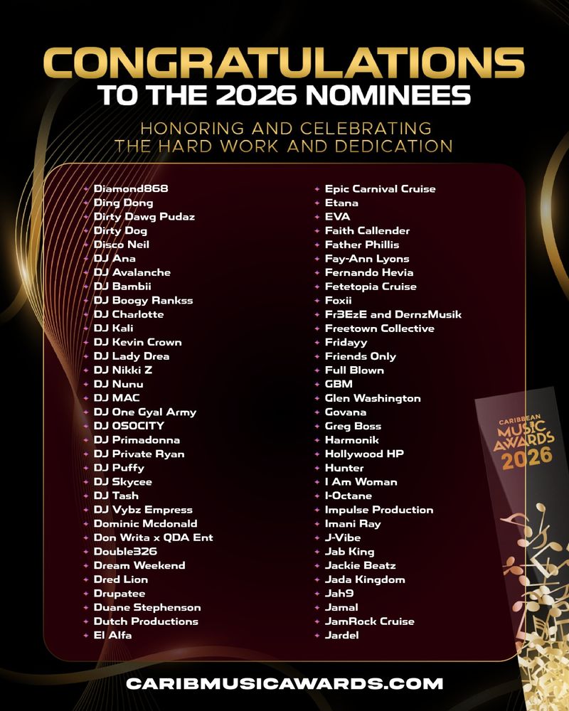 Photos: SHYNE, PATRA, CALYPSO ROSE, Alan Cavé to Be Honored at Caribbean Music Awards — photo 17 of 39