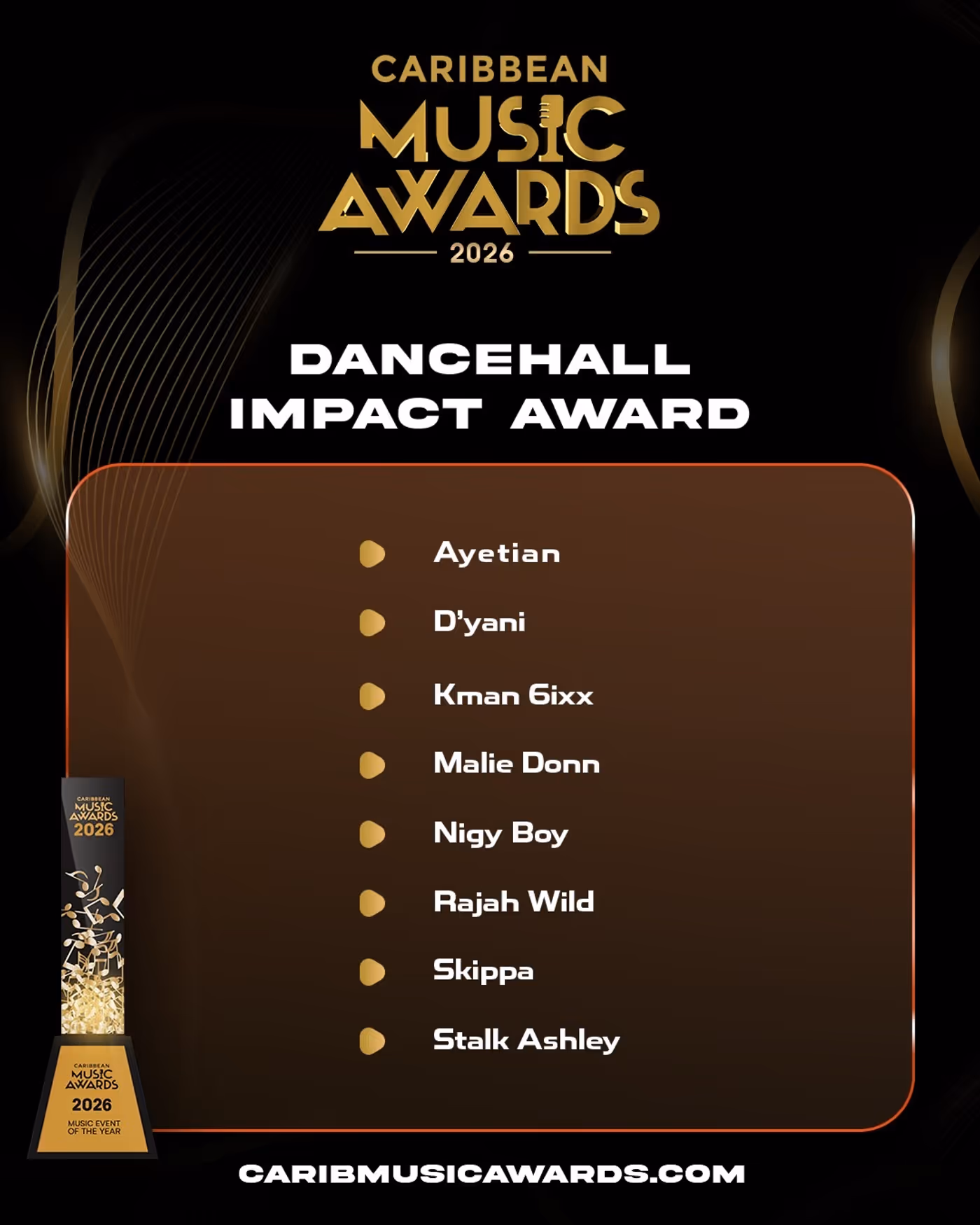 Photos: SHYNE, PATRA, CALYPSO ROSE, Alan Cavé to Be Honored at Caribbean Music Awards Image