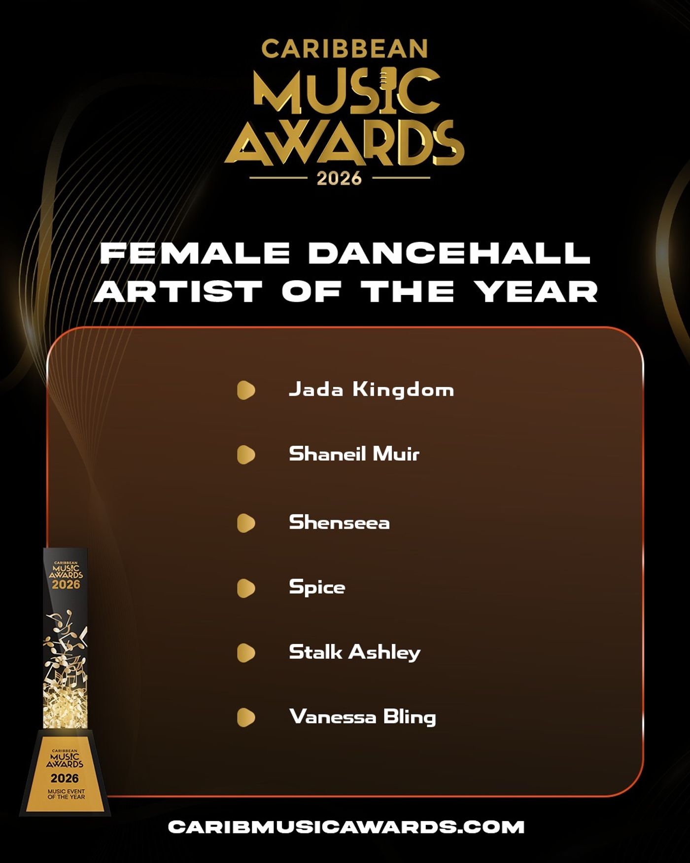 Photos: SHYNE, PATRA, CALYPSO ROSE, Alan Cavé to Be Honored at Caribbean Music Awards Image
