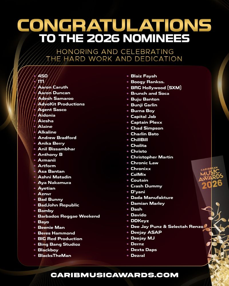 Photos: SHYNE, PATRA, CALYPSO ROSE, Alan Cavé to Be Honored at Caribbean Music Awards — photo 18 of 39