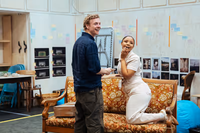 Rachelle Diedericks and Patrick Gibson Photo