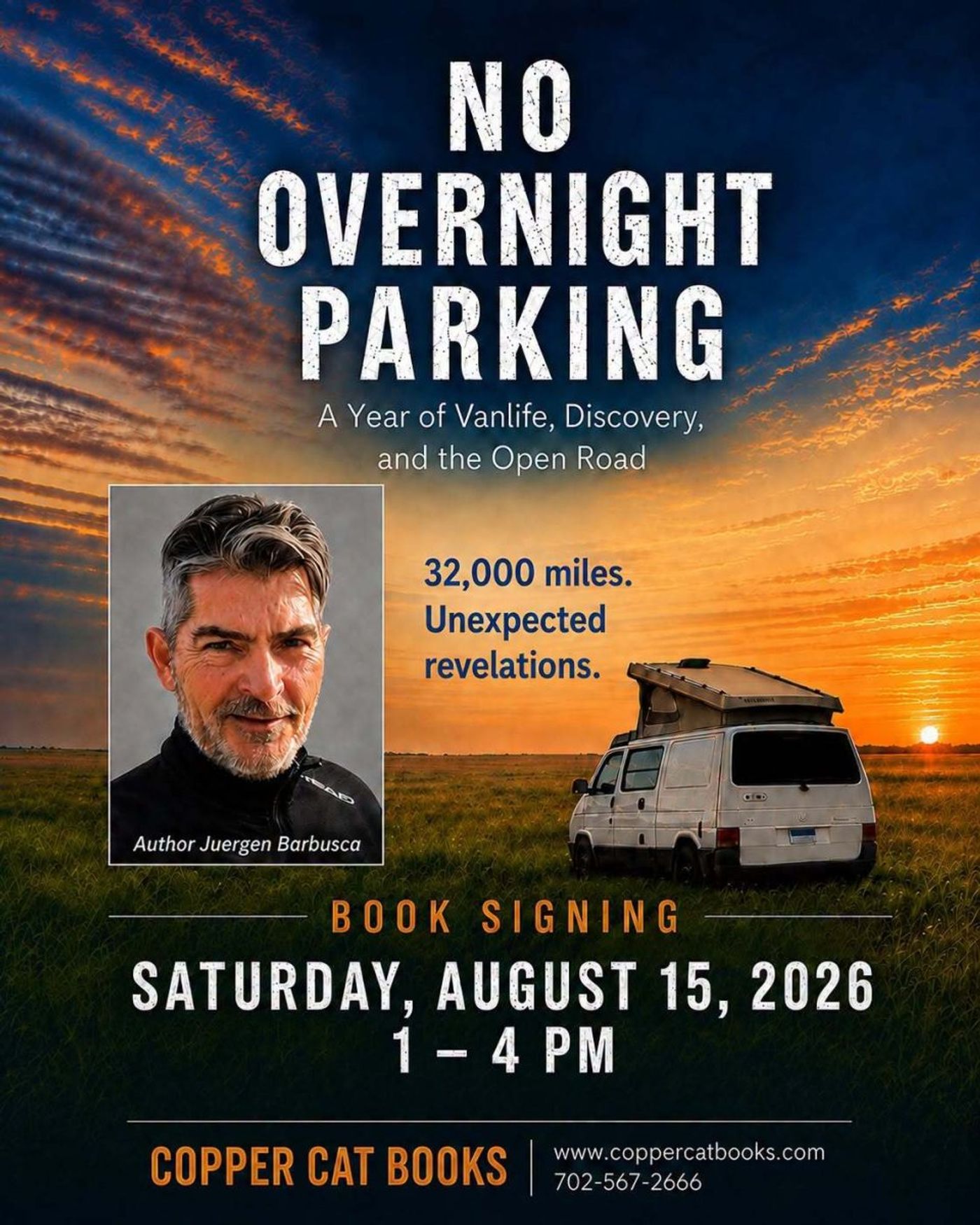 Feature: NO OVERNIGHT PARKING Memoir By Las Vegas Author Chronicles Van Life   Image