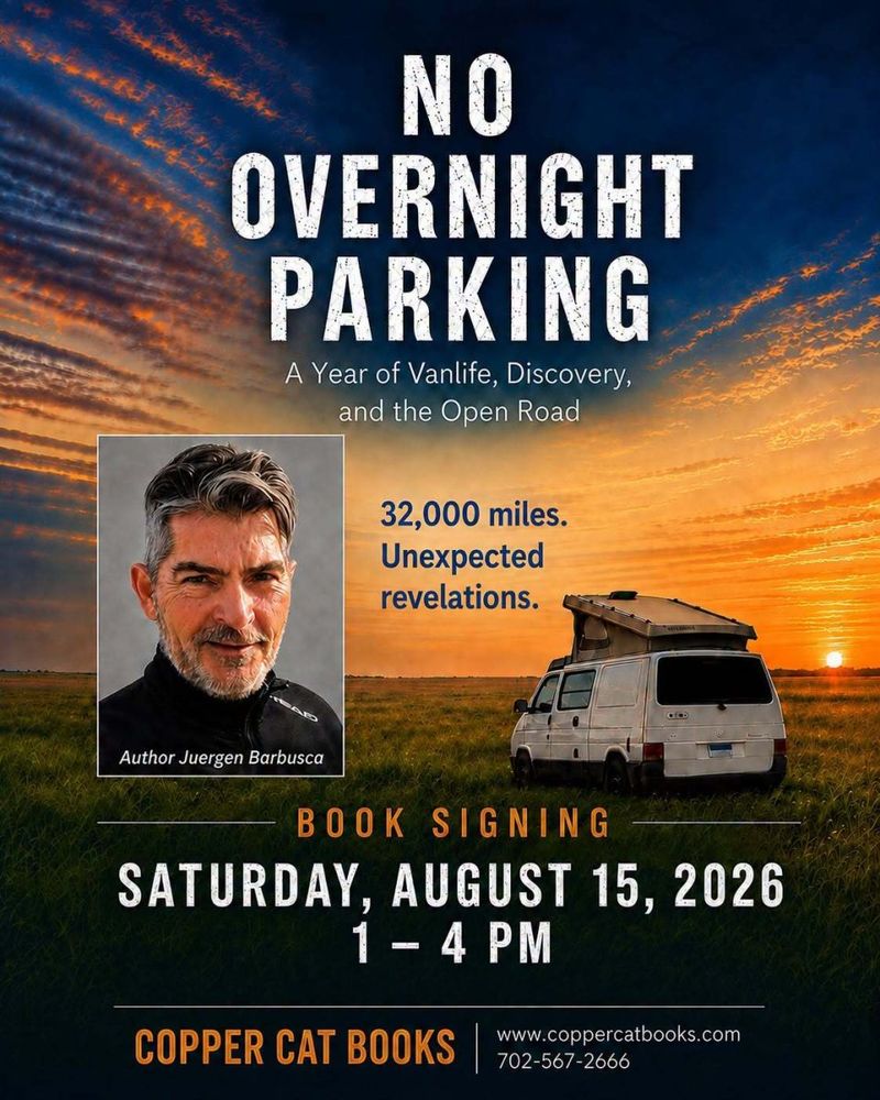 Feature: NO OVERNIGHT PARKING Memoir By Las Vegas Author Chronicles Van Life   Image