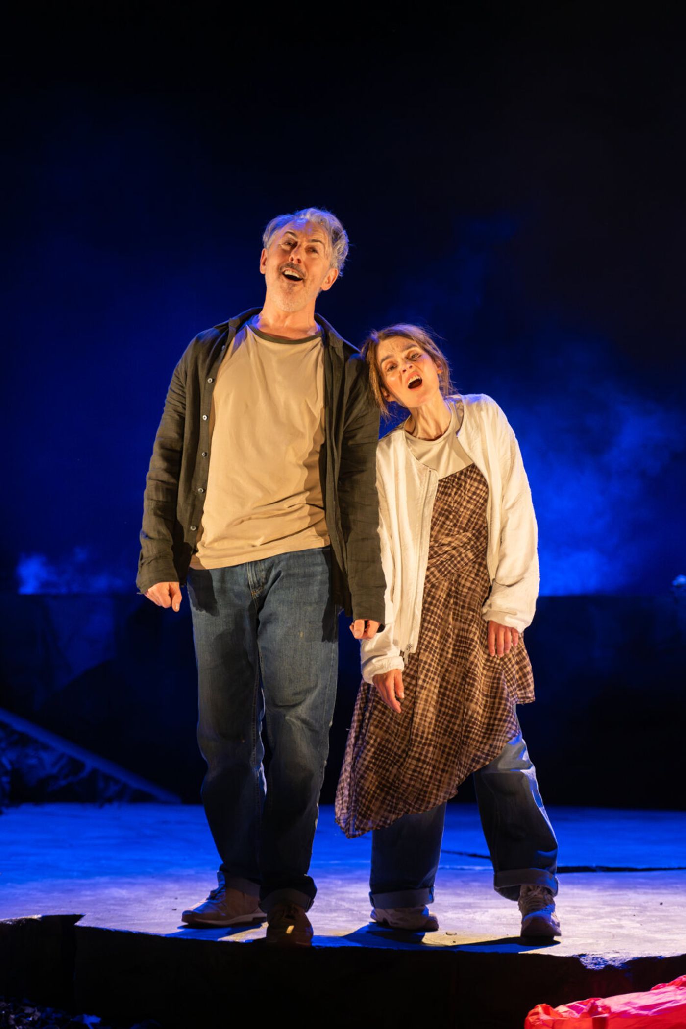Photos: Alan Cumming and Shirley Henderson in A HISTORY OF PAPER at Pitlochry Festival Theatre Image