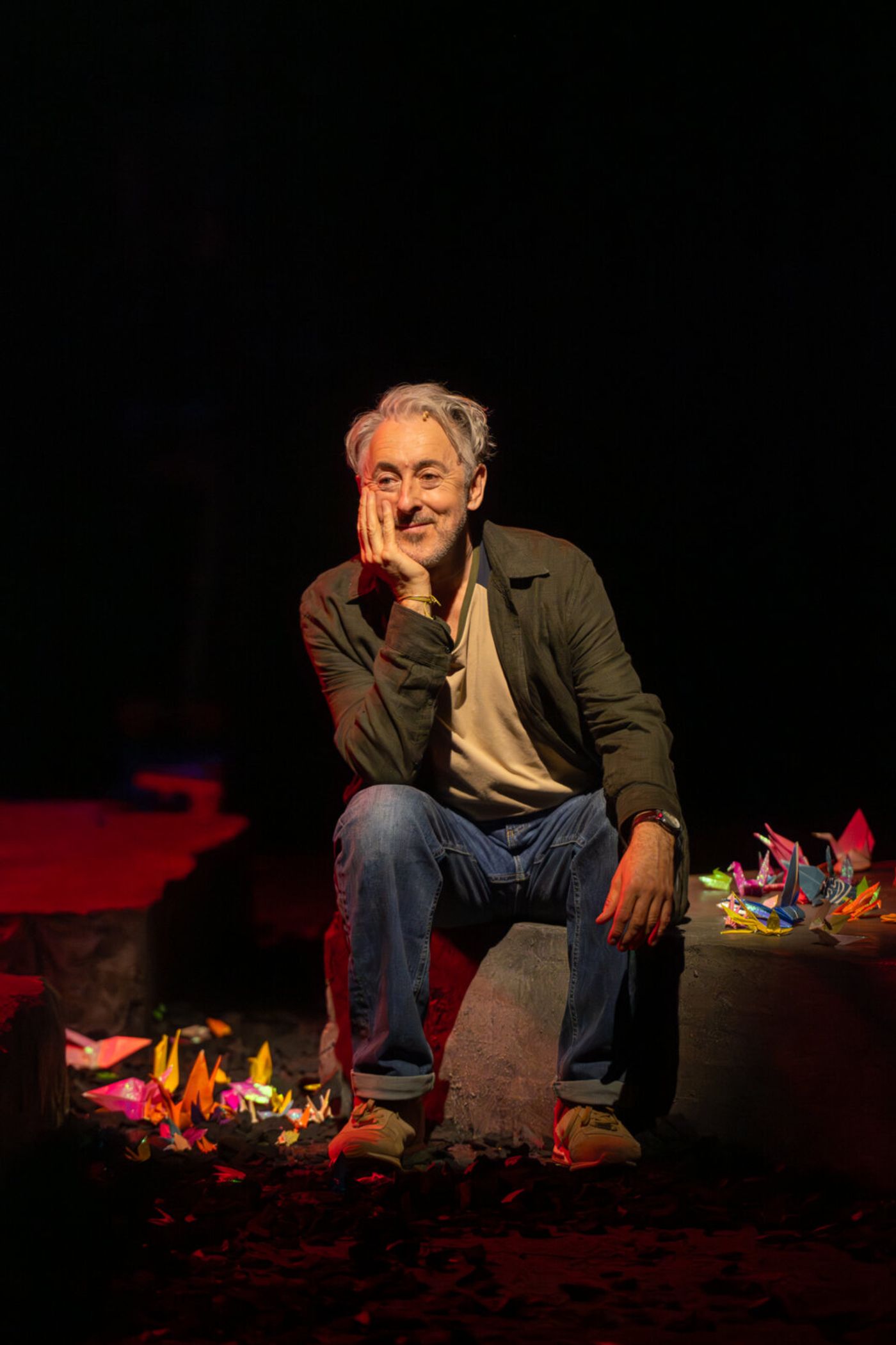 Photos: Alan Cumming and Shirley Henderson in A HISTORY OF PAPER at Pitlochry Festival Theatre Image