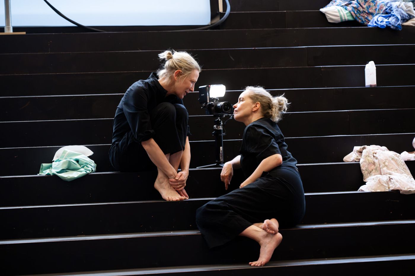Photos: Cate Blanchett and Nina Hoss in Rehearsal For ELEKTRA/PERSONA at the National Theatre Image