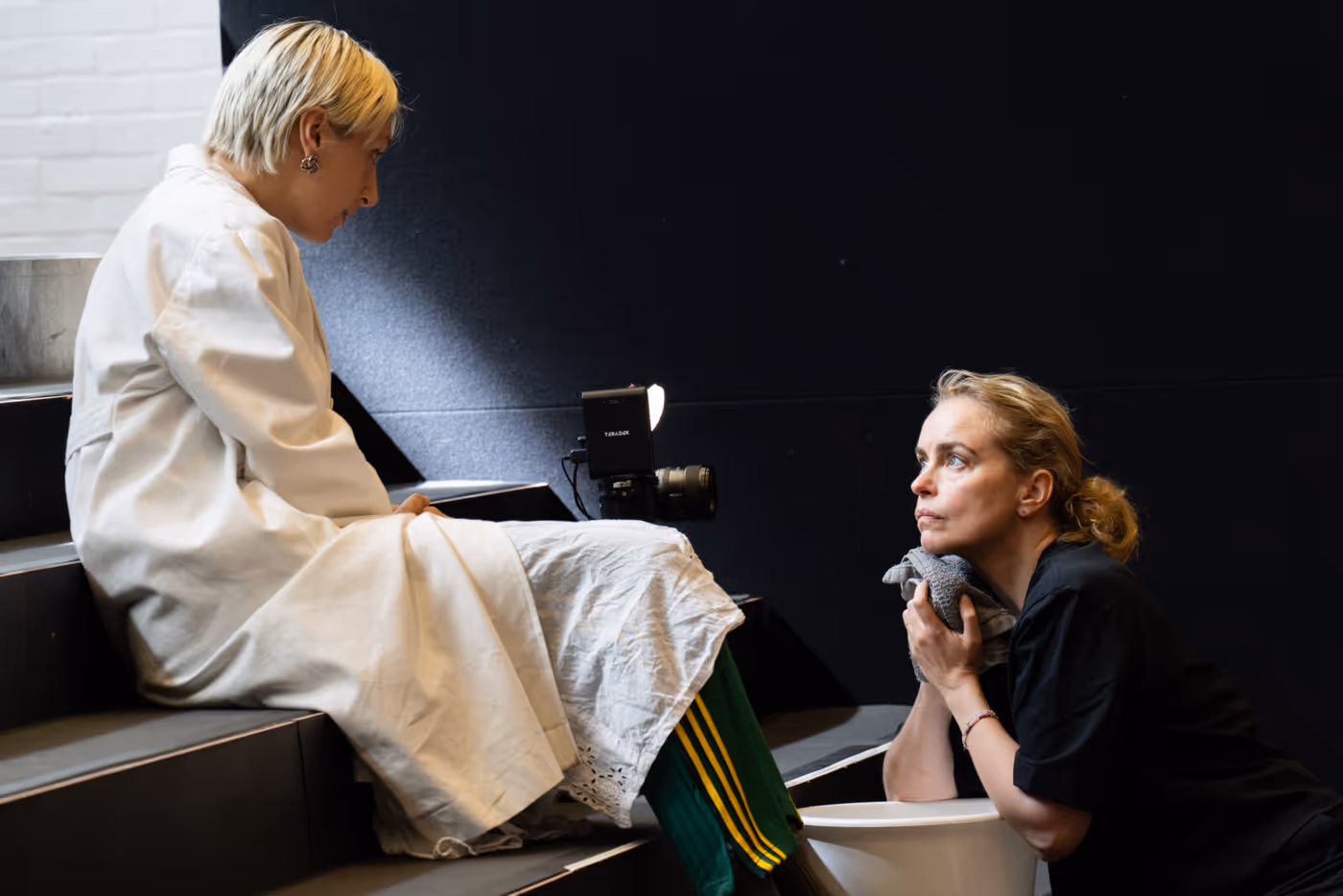 Photos: Cate Blanchett and Nina Hoss in Rehearsal For ELEKTRA/PERSONA at the National Theatre Image