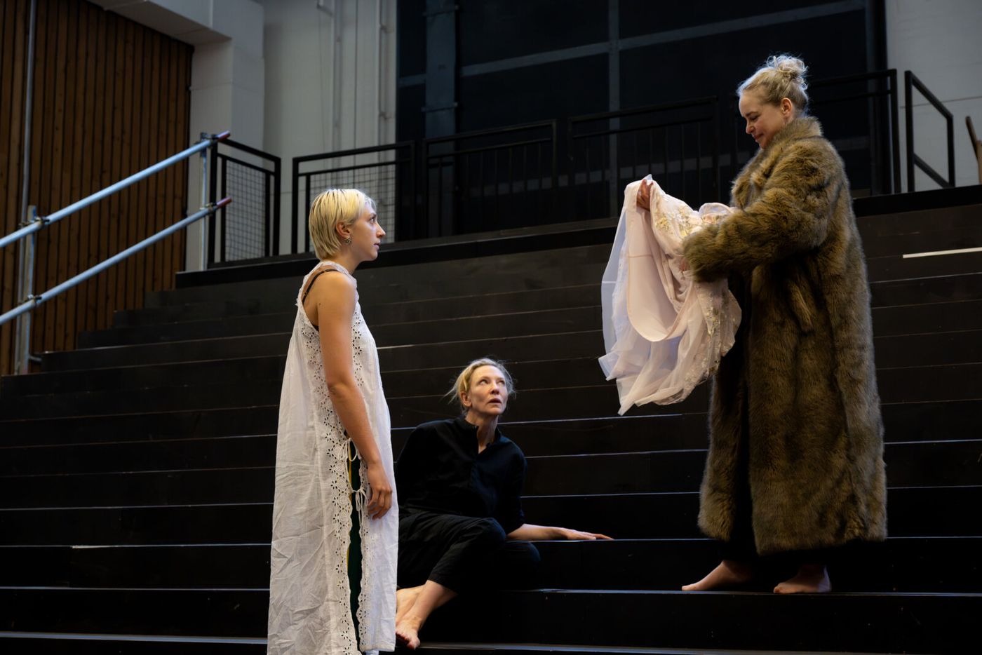 Photos: Cate Blanchett and Nina Hoss in Rehearsal For ELEKTRA/PERSONA at the National Theatre Image