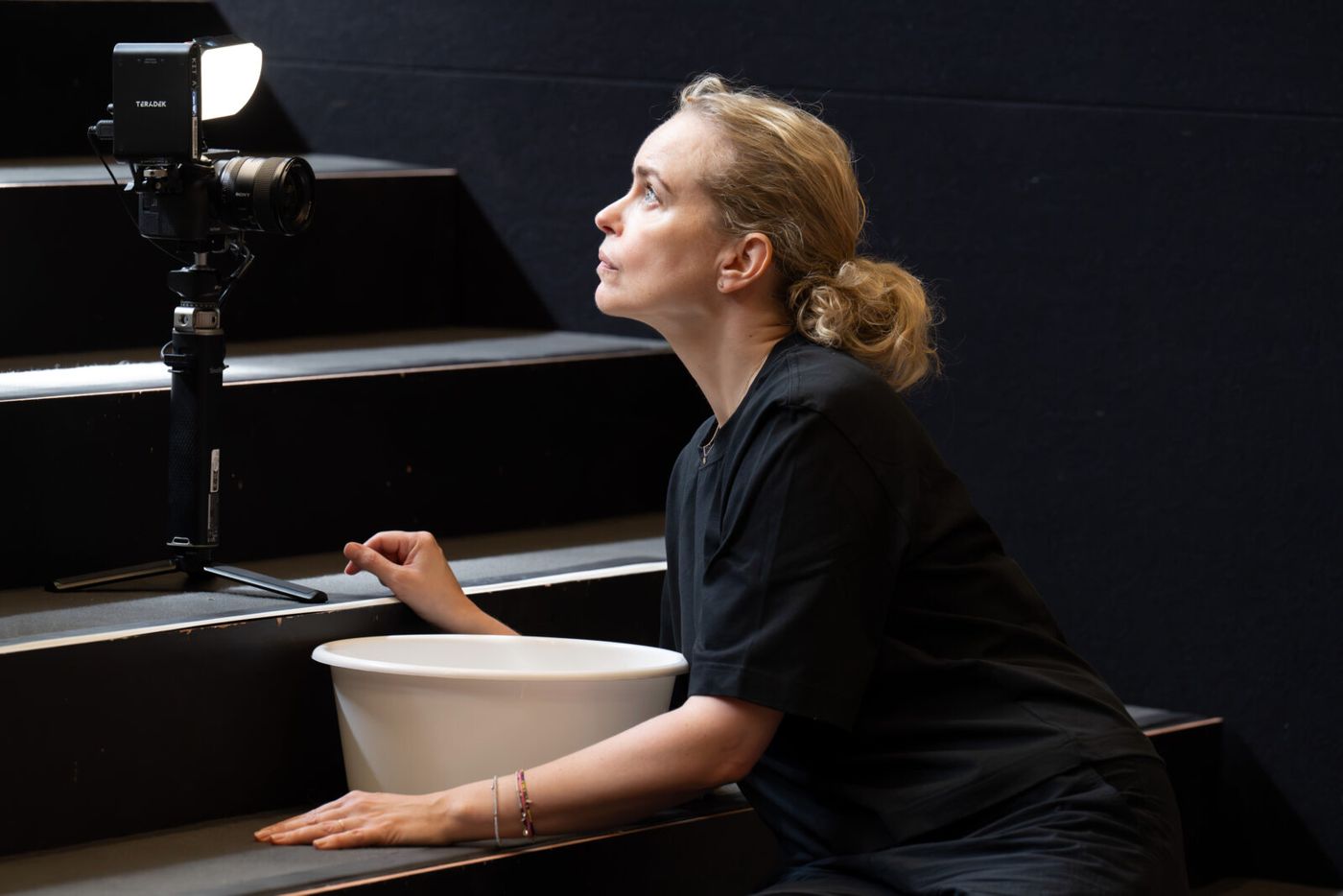 Photos: Cate Blanchett and Nina Hoss in Rehearsal For ELEKTRA/PERSONA at the National Theatre Image