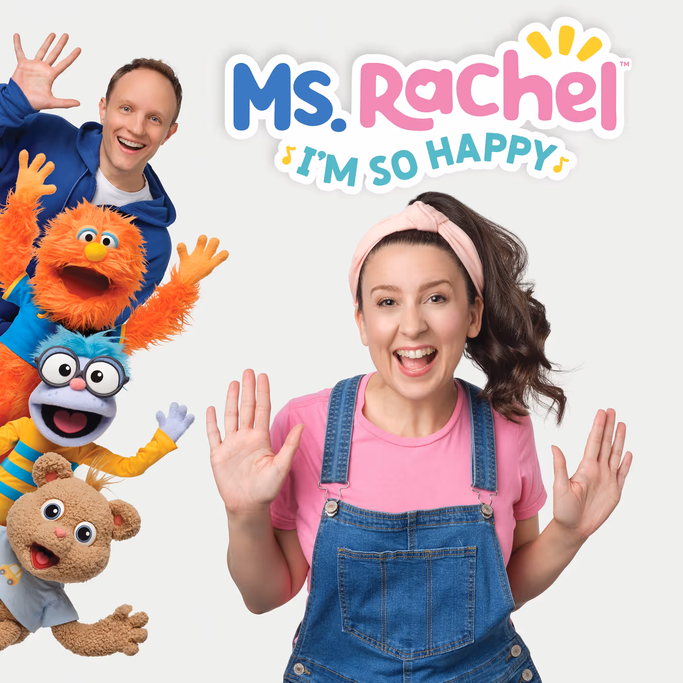 Ms. Rachel and Mr. Aron to Release I'M SO HAPPY Album Image