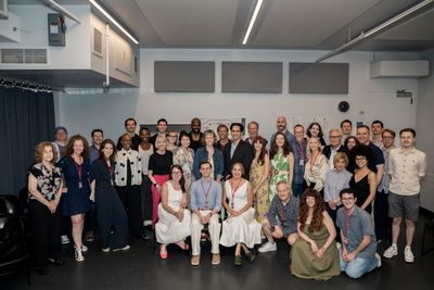 Cast of Truly, Howard Hughes and The York Theatre Company Photo