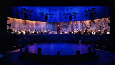 The CAROUSEL Orchestra with Conductor Jeff Theiss at The REV Theatre Company Photo
