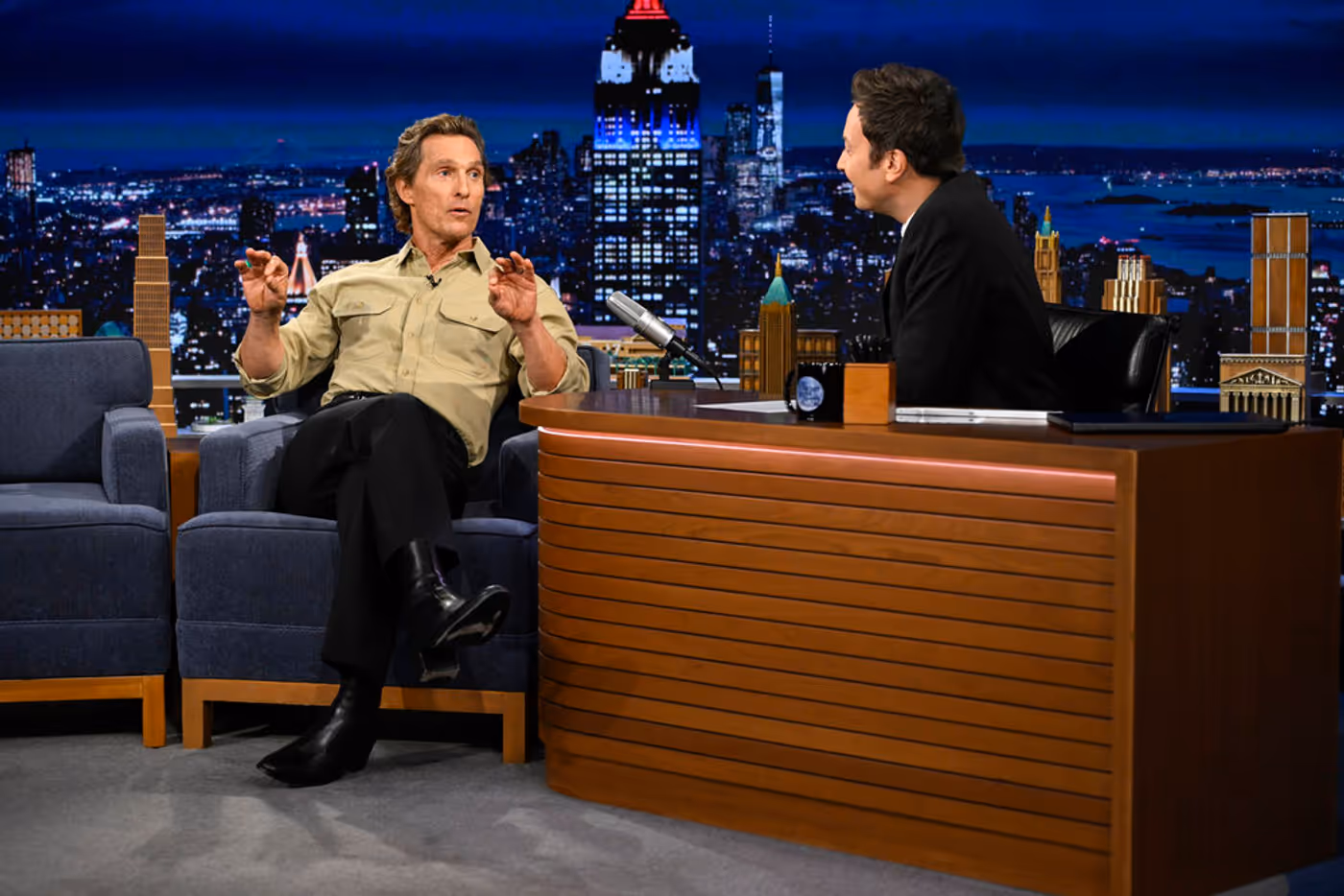 Photos: Matthew McConaughey Talks Pope Meeting, KATSEYE Perform on Fallon Image