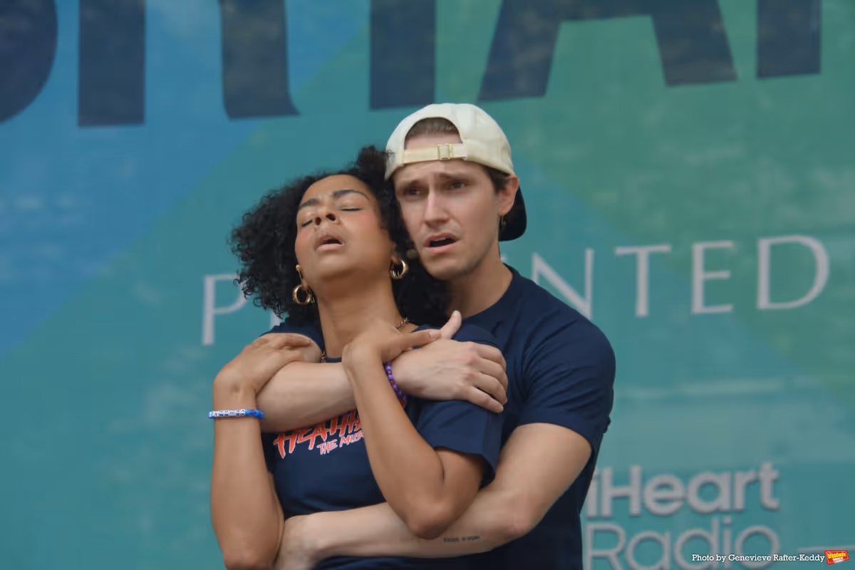 John Cardoza and Kira Michelle Lee at Photos: THE BOOK OF MORMON, THE GREAT GATSBY, and More Take the Stage At BROADWAY IN BRYANT PARK Week 4