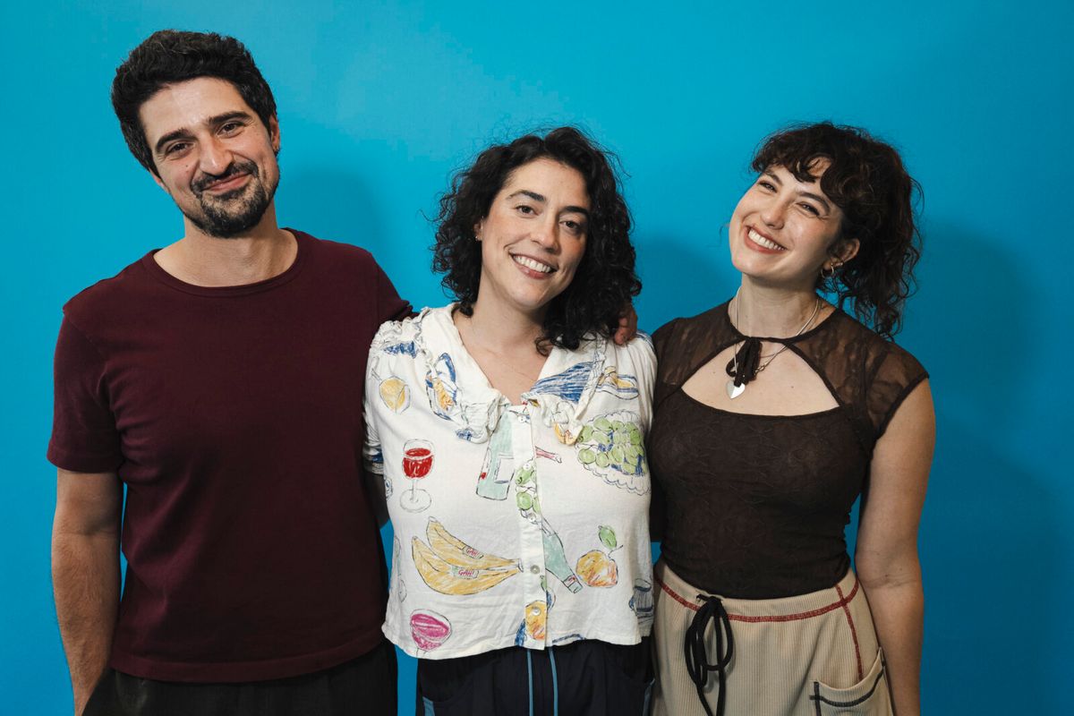 Yuriy Sardarov, Laura Lapidus & Tedra Millan at Photo Exclusive: TO HAVE AND TO HOLD In Rehearsal With Laura Lapidus, Tedra Millan and Yuriy Sardarov