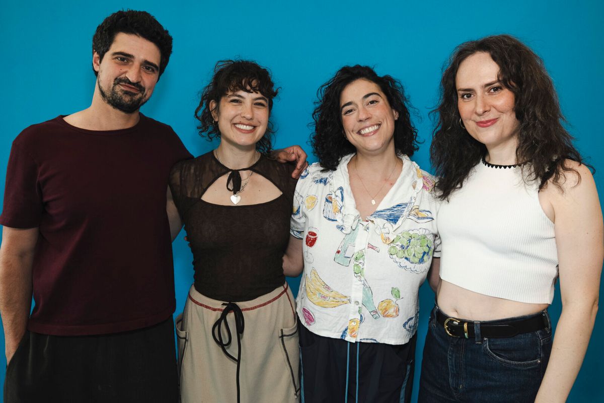 Yuriy Sardarov, Tedra Millan, Laura Lapidus & Zoë Adams at Photo Exclusive: TO HAVE AND TO HOLD In Rehearsal With Laura Lapidus, Tedra Millan and Yuriy Sardarov