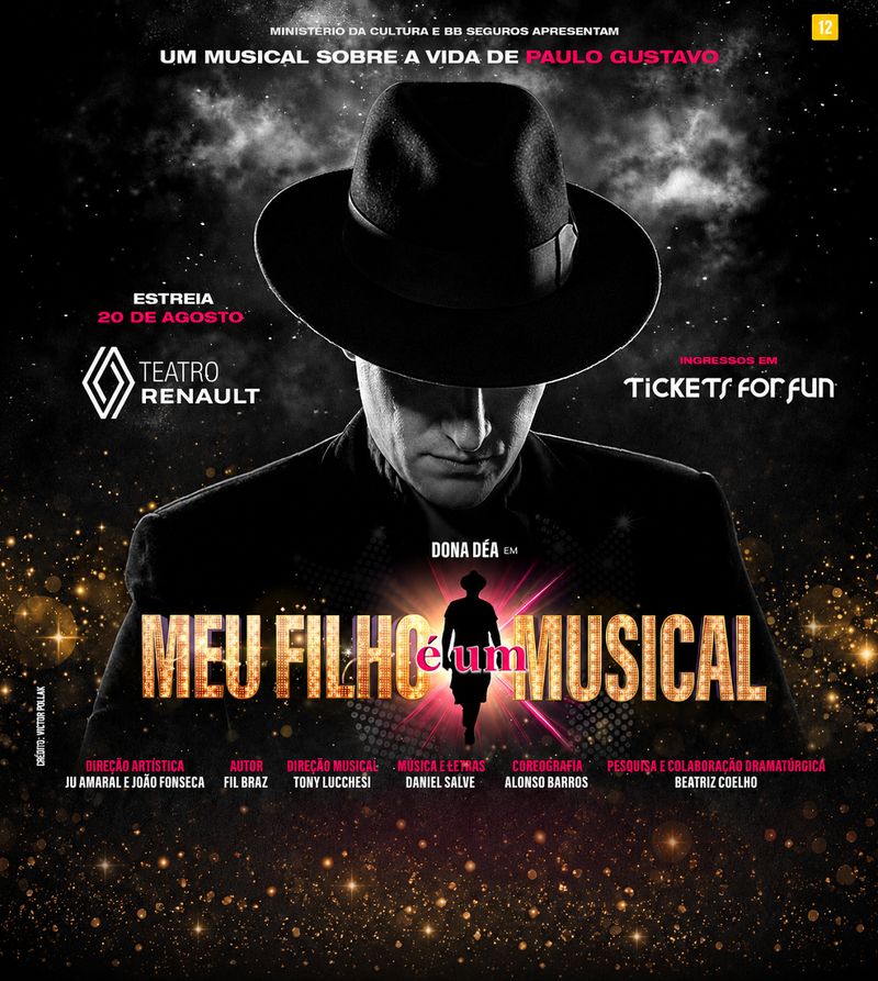 MEU FILHO É UM MUSICAL Brings the Life and Legacy of Beloved Brazilian Comedian Paulo Gustavo to the Stage Image