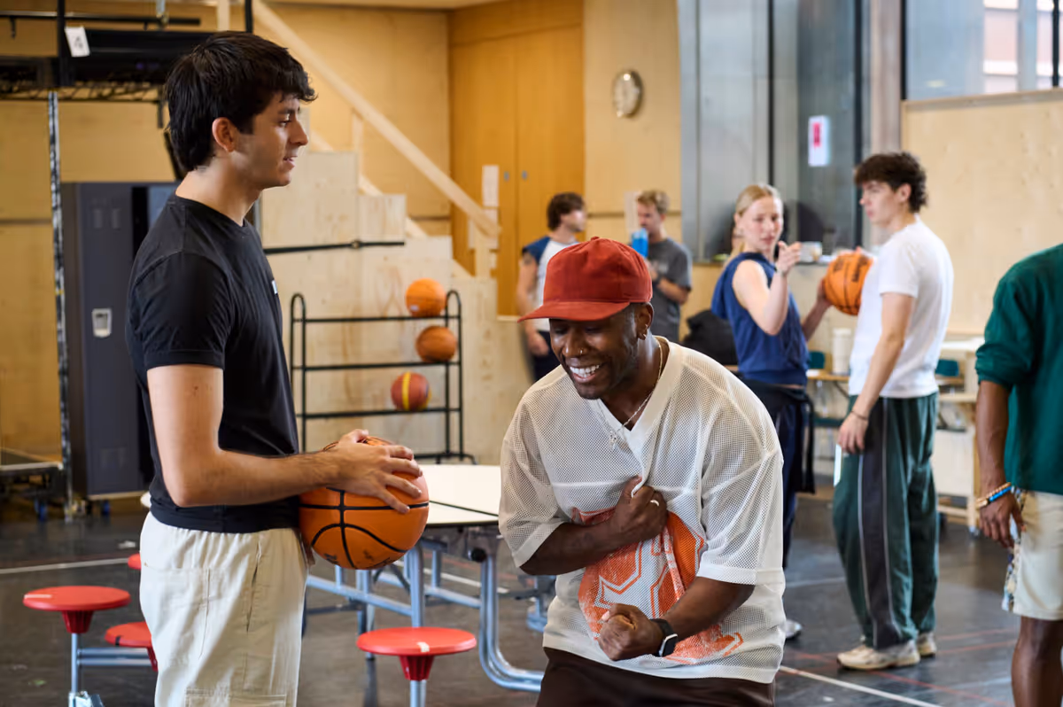 Tobias Turley & Simeon Beckett at Photos: First Look At Jason Donovan And The Cast Of Disney's HIGH SCHOOL MUSICAL In Rehearsals