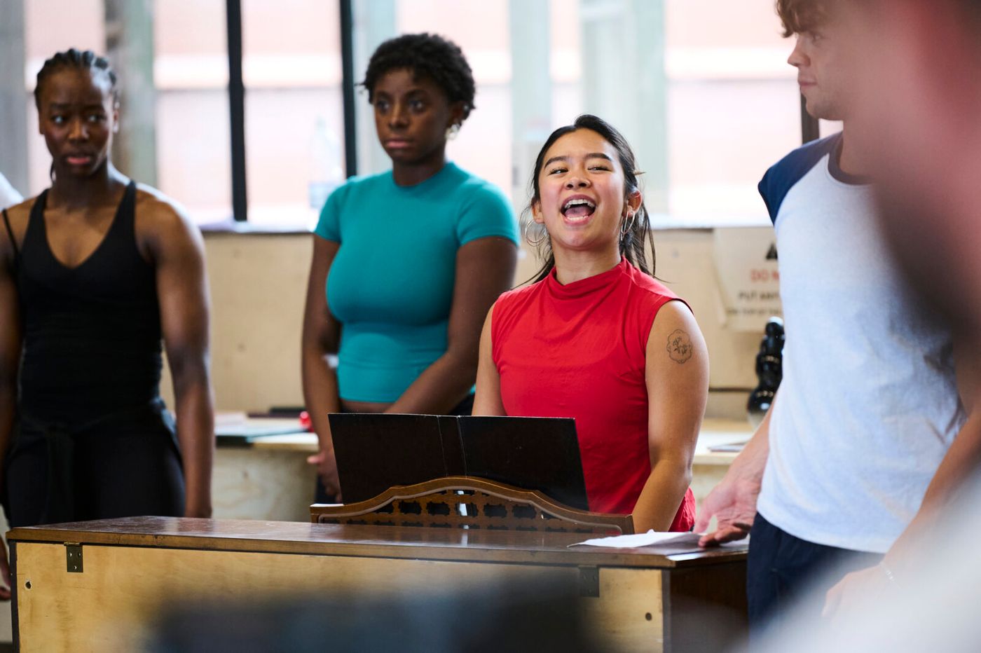 Photos: First Look At Jason Donovan And The Cast Of Disney's HIGH SCHOOL MUSICAL In Rehearsals Image