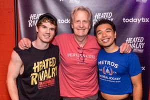 Jay Armstrong Johnson, Jeff Daniels, Aaron Alcaraz Photo