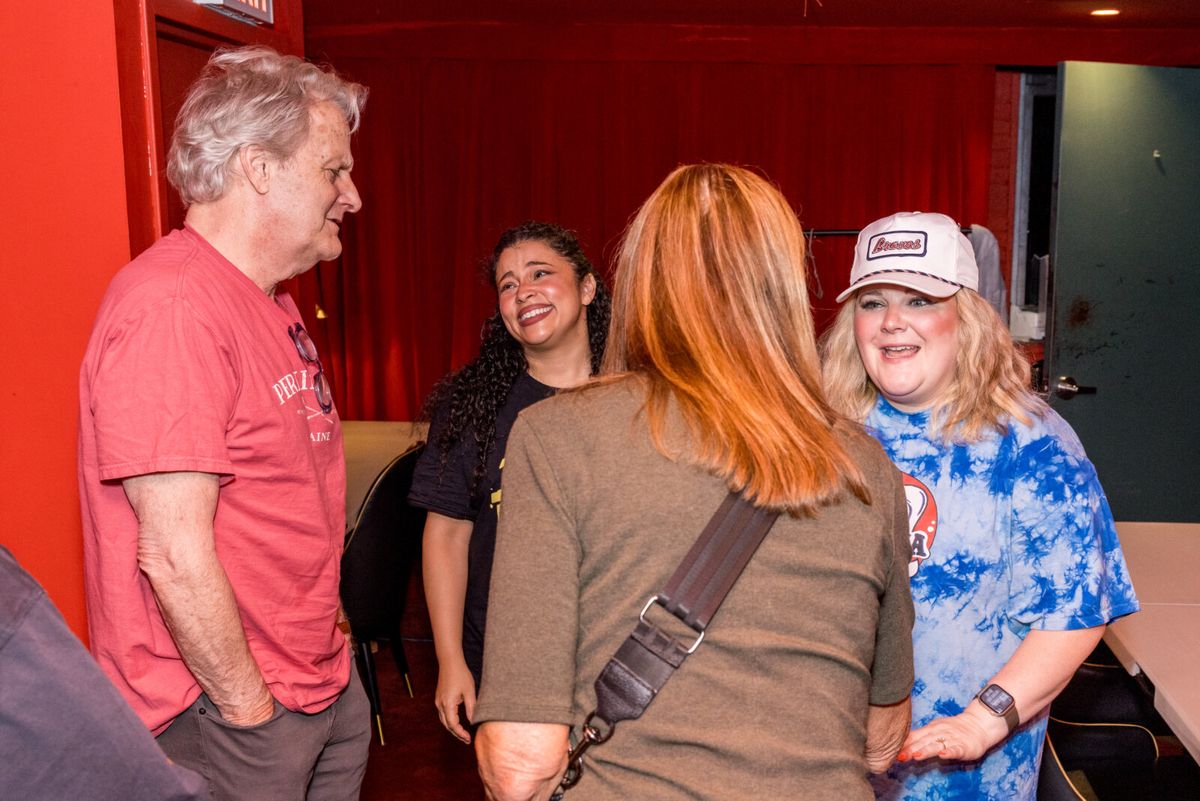 Jeff Daniels, Cherry Torres, Ryann Redmond at Photos: Jeff Daniels Visits HEATED RIVALRY: THE UNAUTHORIZED MUSICAL PARODY
