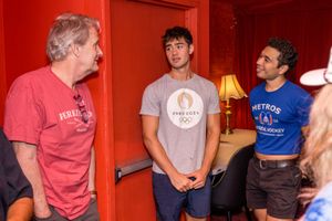 Jeff Daniels, Daniel Brackett, Aaron Alcaraz @ BroadwayWorld Jeff Daniels, Daniel Brackett, Aaron Alcaraz Photo