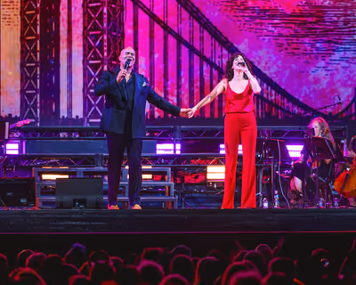Christopher Jackson, Mandy Gonzalez Photo
