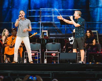 Adam Pascal, Anthony Rapp Photo