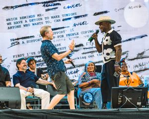 Anthony Rapp & Taye Diggs @ BroadwayWorld Anthony Rapp & Taye Diggs Photo