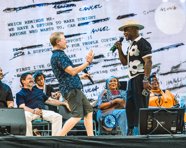 Anthony Rapp & Taye Diggs Photo