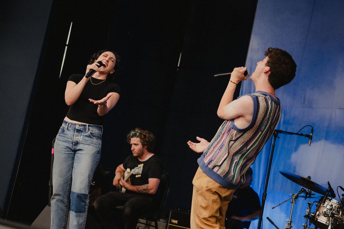 Lauren Patten and Andrew Barth Feldman at Photos: Go Inside The Festival Day 3 with Audra McDonald, Lauren Patten, Andrew Barth Feldman & More