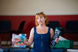 Beth Lilly in rehearsal for The Other Side of Murder (c) James Findlay @ BroadwayWorld Beth Lilly in rehearsal for The Other Side of Murder (c) James Findlay Photo