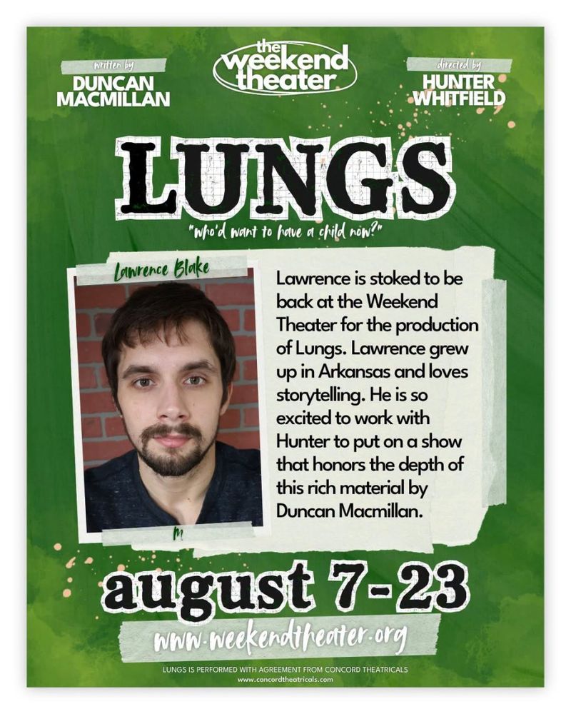 Review: LUNGS at The Weekend Theater in Little Rock Image